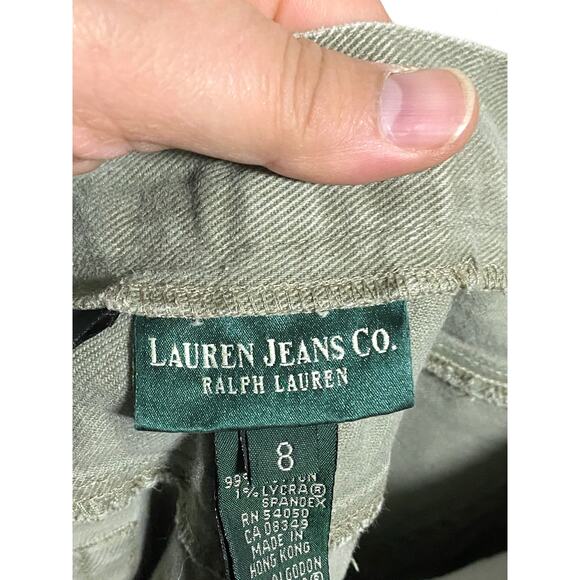 Ralph Lauren Jeans Straight High Waist Stretch Womens 8 Normcore Casual Preppy - Picture 6 of 9